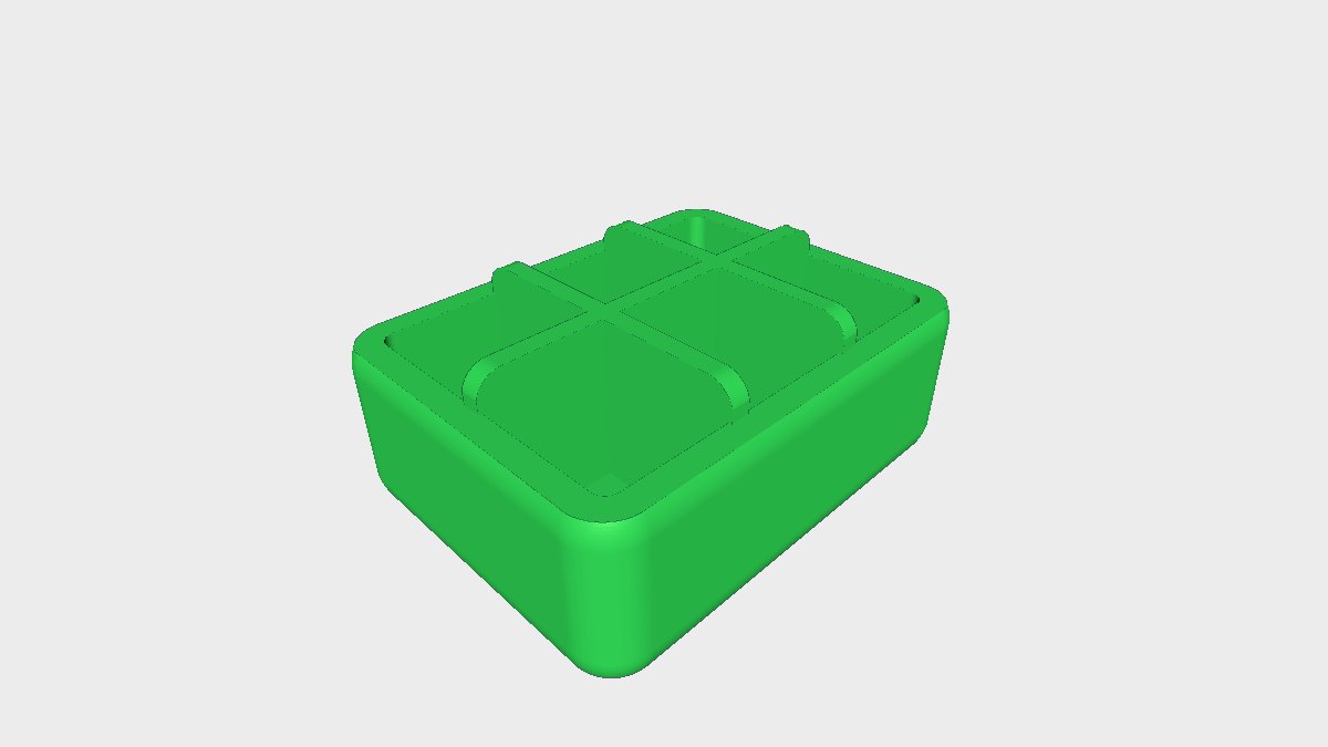 Preview of Square box with dividers