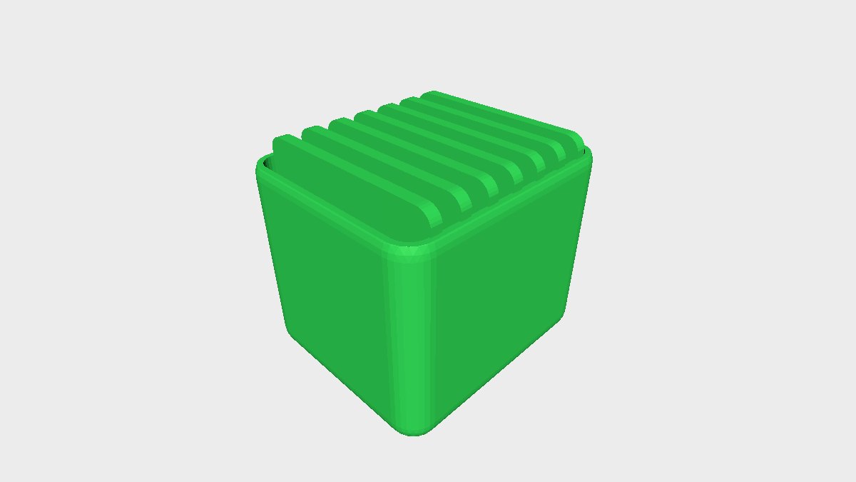 Preview of Square box with dividers
