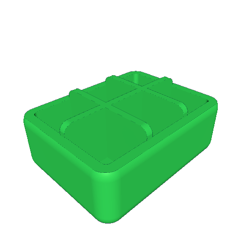 Thumbnail for Square box with dividers