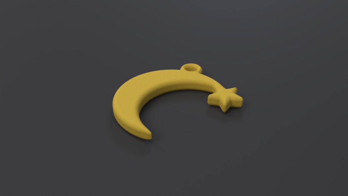 Preview of Moon Ornament