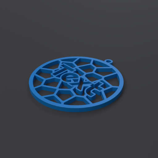 Thumbnail for Voronoi Trivet with text