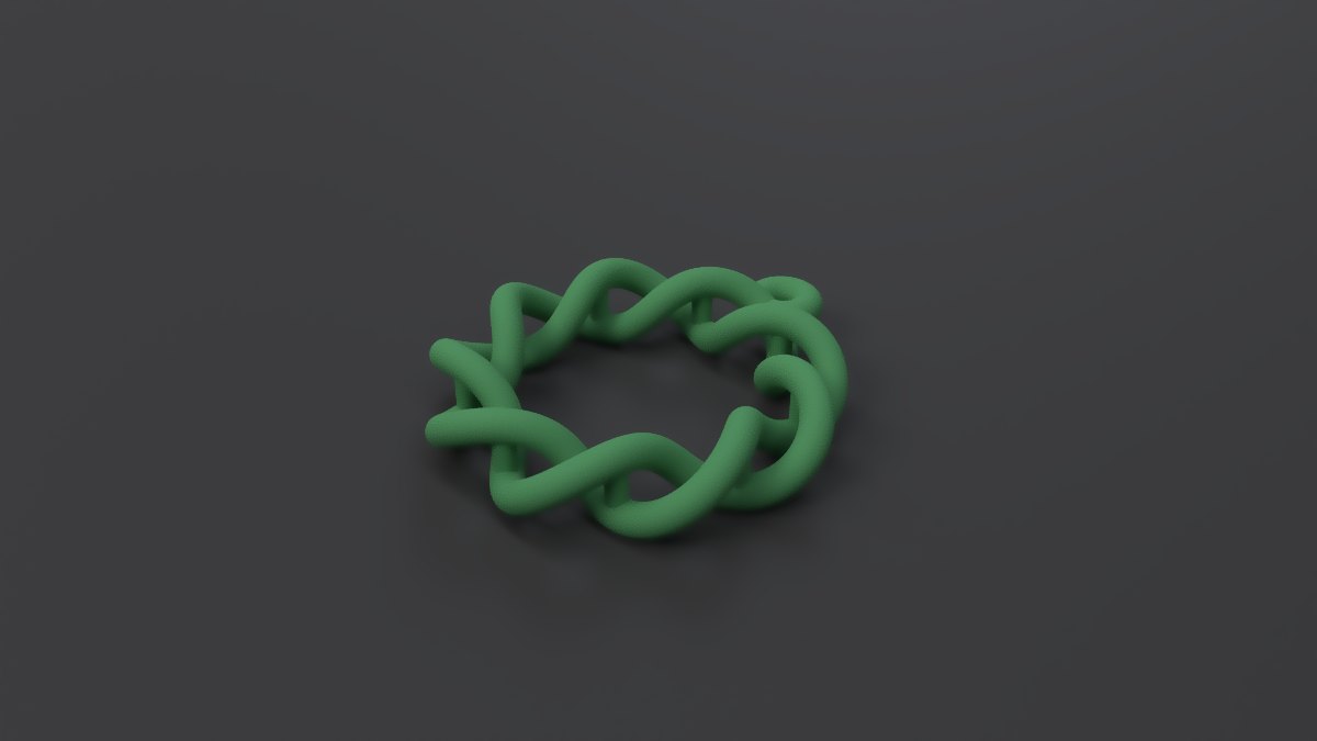 Preview of Torus Knot Ornament