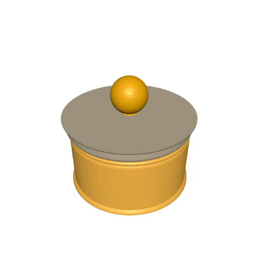 Thumbnail for Round Decorative box