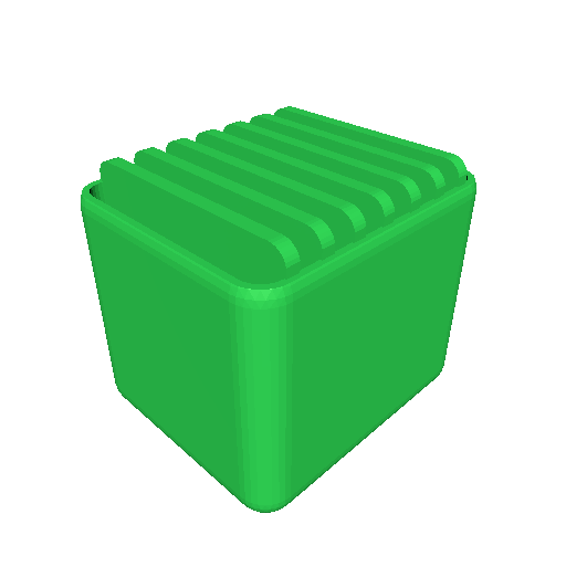 Thumbnail for Square box with dividers