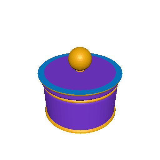 Preview of Round Decorative box