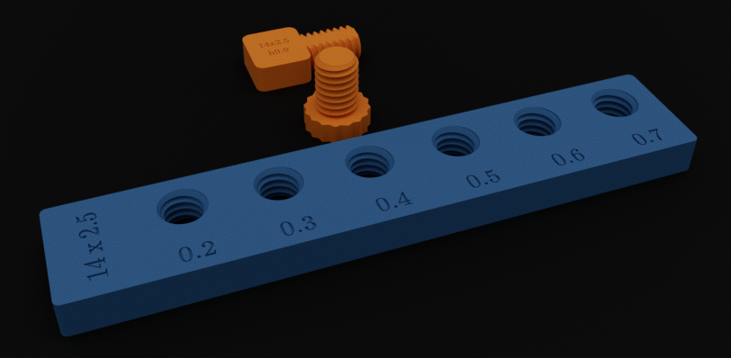 How Much Clearance Does a Printed Thread Need?