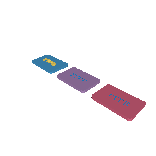 Raised, Recessed, and Cut-Through Text